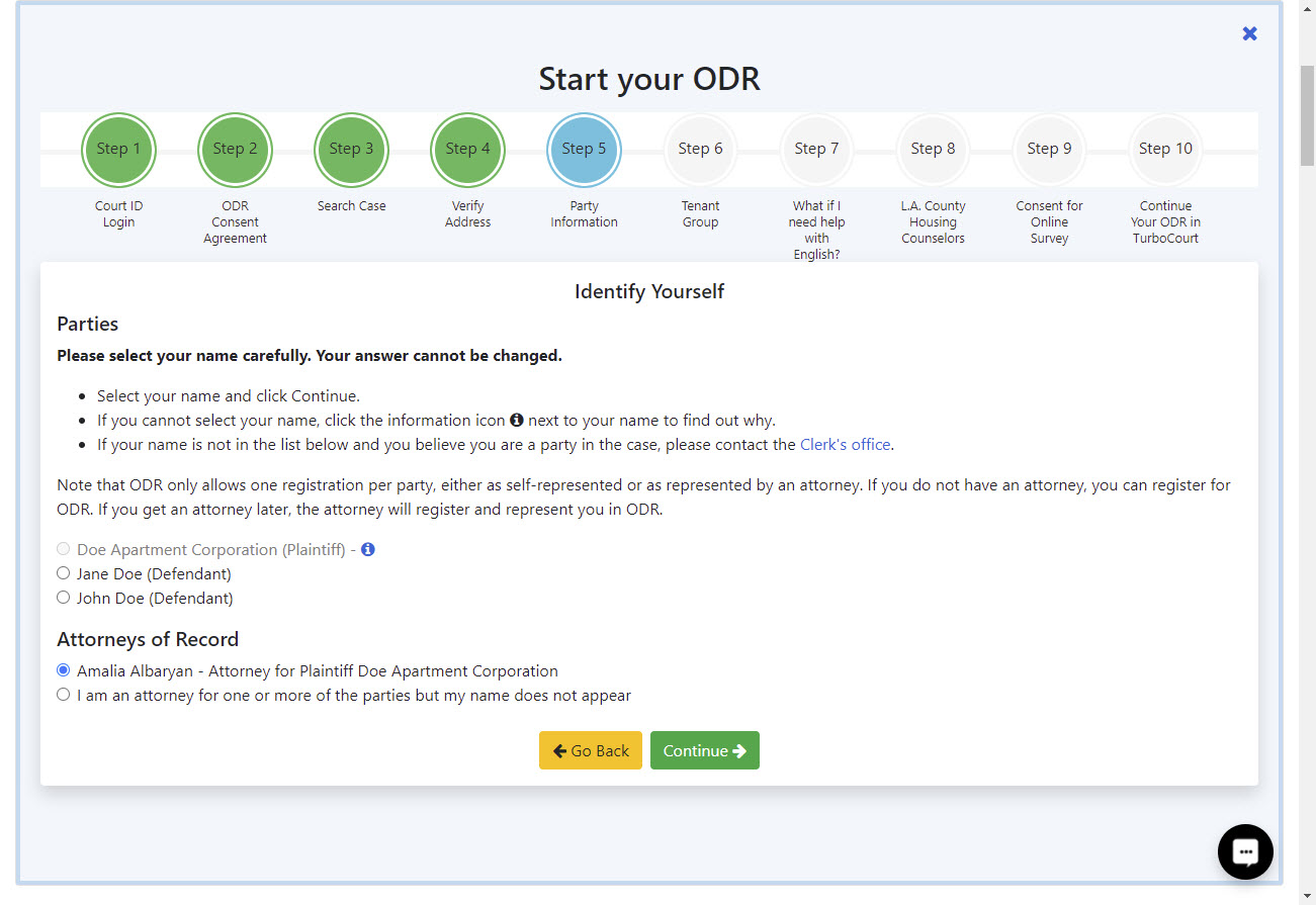 LA UD ODR - How to Register for ODR | fleeq.io